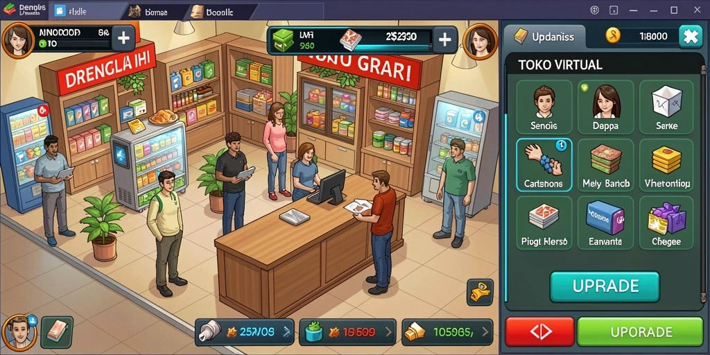 Tangkapan layar memperlihatkan fitur turnamen yang seru.