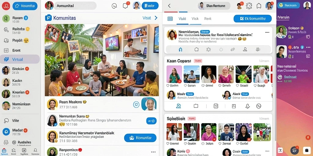 Antarmuka yang mudah digunakan saat bermain.