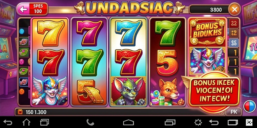 Sistem reward yang membuat bermain semakin seru.