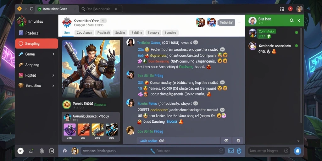 Kompetisi seru antara pemain dalam mode multiplayer.
