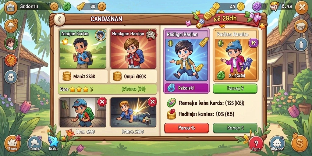 Grafis yang memukau dan detail yang menawan.